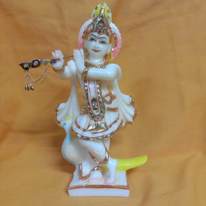 7"  Krishna Standing - Painted SNW06-7