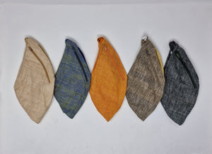 Bead Bag Raw Silk