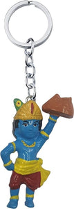 Krishna Holding Mountain Keychain