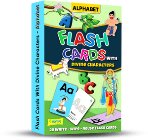 Flash Cards: Alphabet With Divine Characters