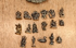 Small brass statue 200
