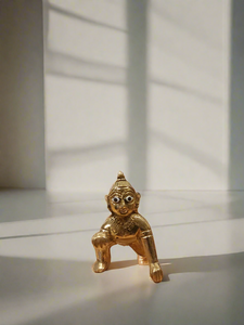 Plain Brass Laddu Gopal