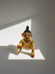 Laddu Gopal Brass Deity Painted