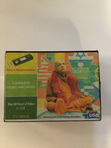 Srila Prabhupada Complete Video Archives USB