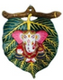 Metal Leaf Ganesha Hanging Decor(SRZ)
