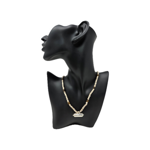 1 R Tulasi Neckbead with Kavach + Semi Precious Stone