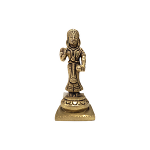 3.5" Brass Radha Krishna Standing - BRT609