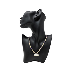 1 R Tulasi Neckbead with Kavach + Semi Precious Stone