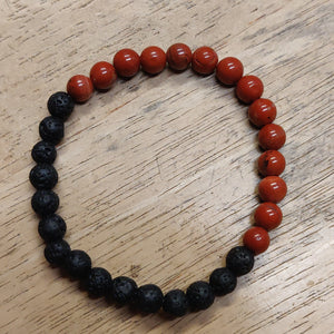 Lava Red Jasper Bracelet