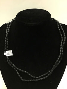 Black Tulasi Neckbeads - Two Rounds (Various Sizes and Designs)