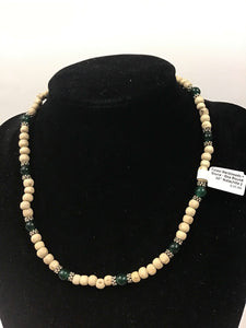 Tulasi Neckbeads + Stone - One Round (Various Stones)